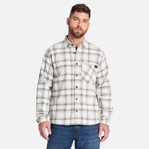 Mens Timberland PRO? Woodfort Lightweight Flannel Flex Shirt