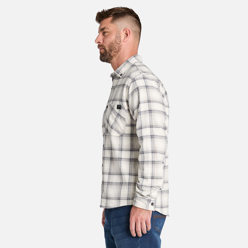 Mens Timberland PRO? Woodfort Lightweight Flannel Flex Shirt - Image 3
