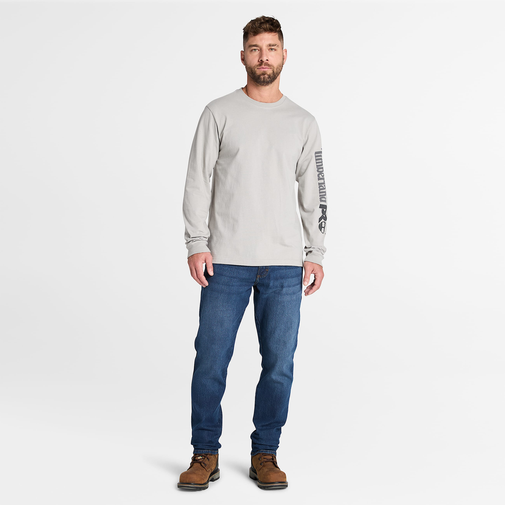 Mens Timberland PRO? Core Logo Long-Sleeve T-Shirt - Image 2
