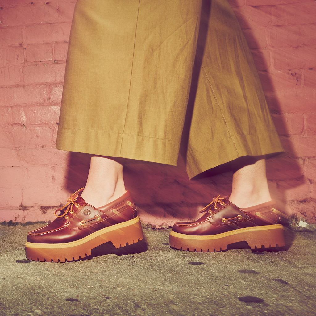 Womens Stone Street Platform Boat Shoe - Image 9