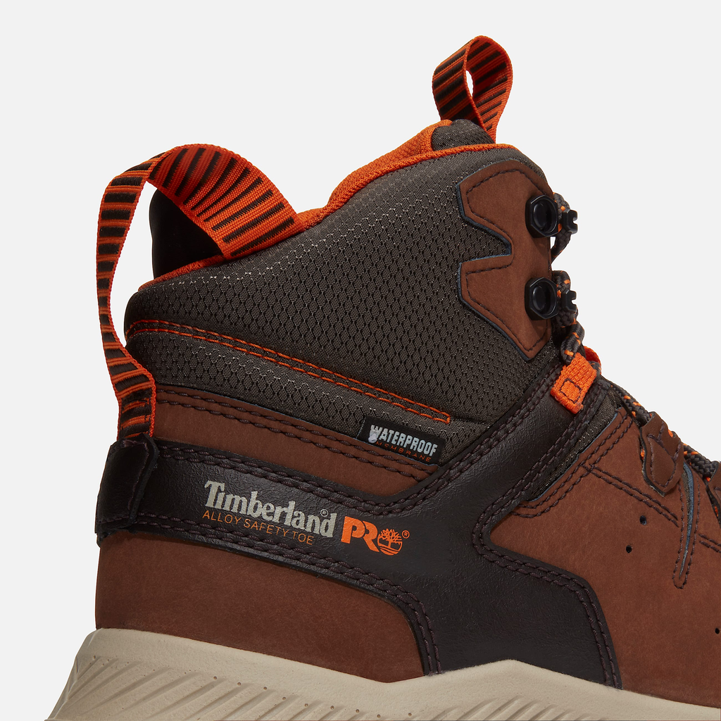 Mens Tempe 6" Soft Toe Waterproof Work Boot - Image 9