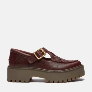 Womens Stone Street Platform Buckle Shoe