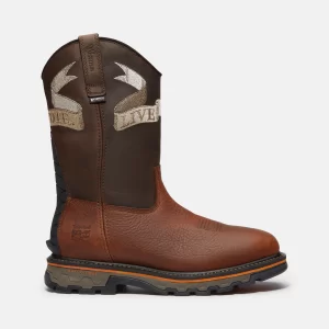 Mens True Grit Live Free or Die Pull-On Soft Toe Waterproof Work Boot