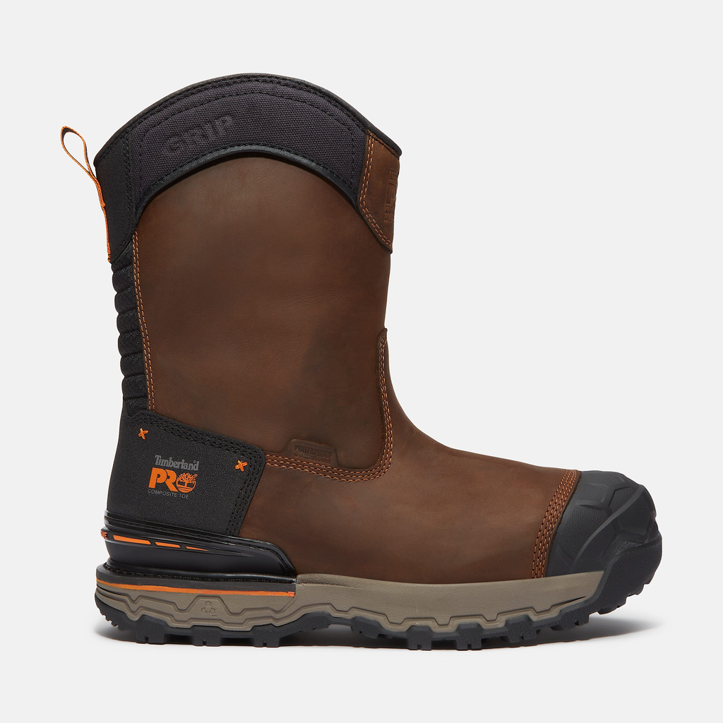 Mens Boondock Ultralight Pull-On Composite Waterproof Work Boot