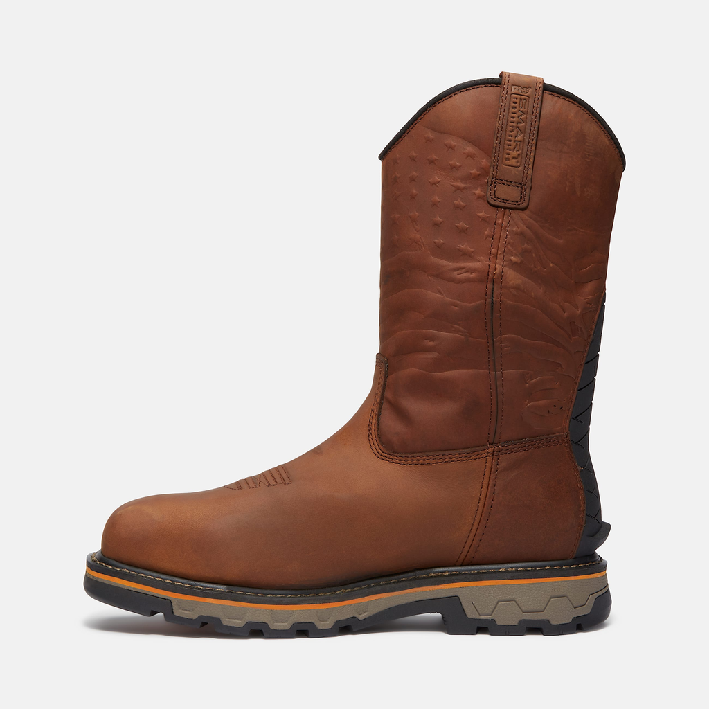 Mens True Grit USA Pull-On Composite Toe Waterproof Work Boot - Image 2