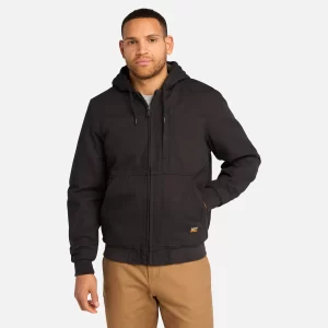 Mens Timberland PRO? Gritman Fleece-Lined Hooded Canvas Jacket