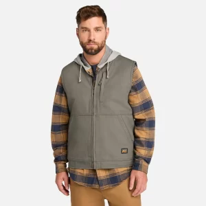 Mens Timberland PRO? Gritman Fleece-Lined Canvas Vest