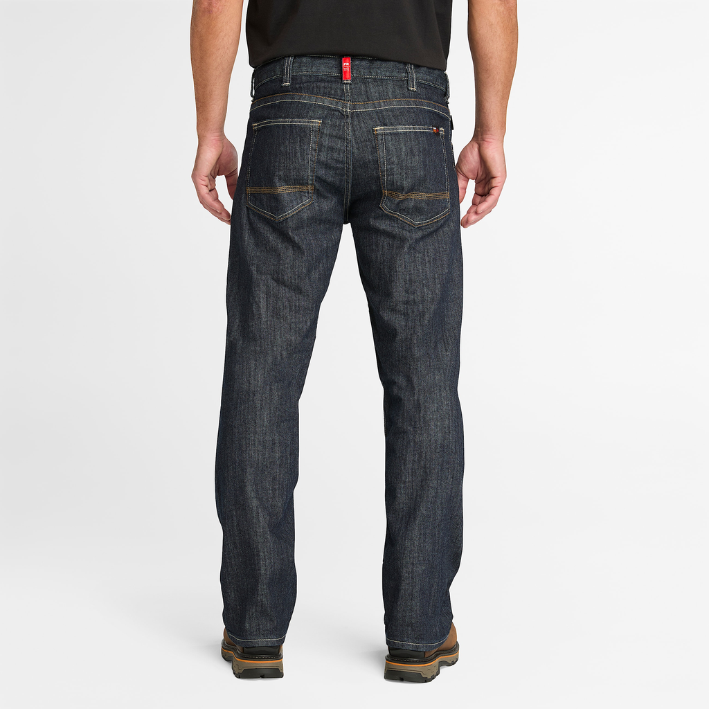 Mens Timberland PRO? Grit-N-Grind Flame-Resistant Flex Denim Work Jeans - Image 7
