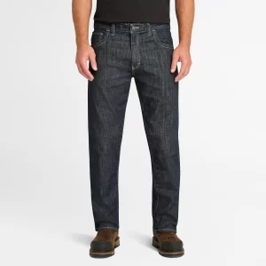 Mens Timberland PRO? Grit-N-Grind Flame-Resistant Flex Denim Work Jeans