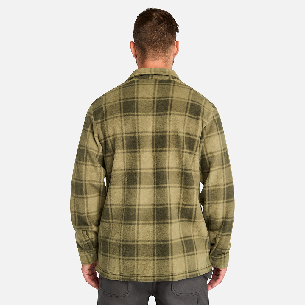 Mens Timberland PRO? Gritman Check Heavyweight Fleece Shirt - Image 4