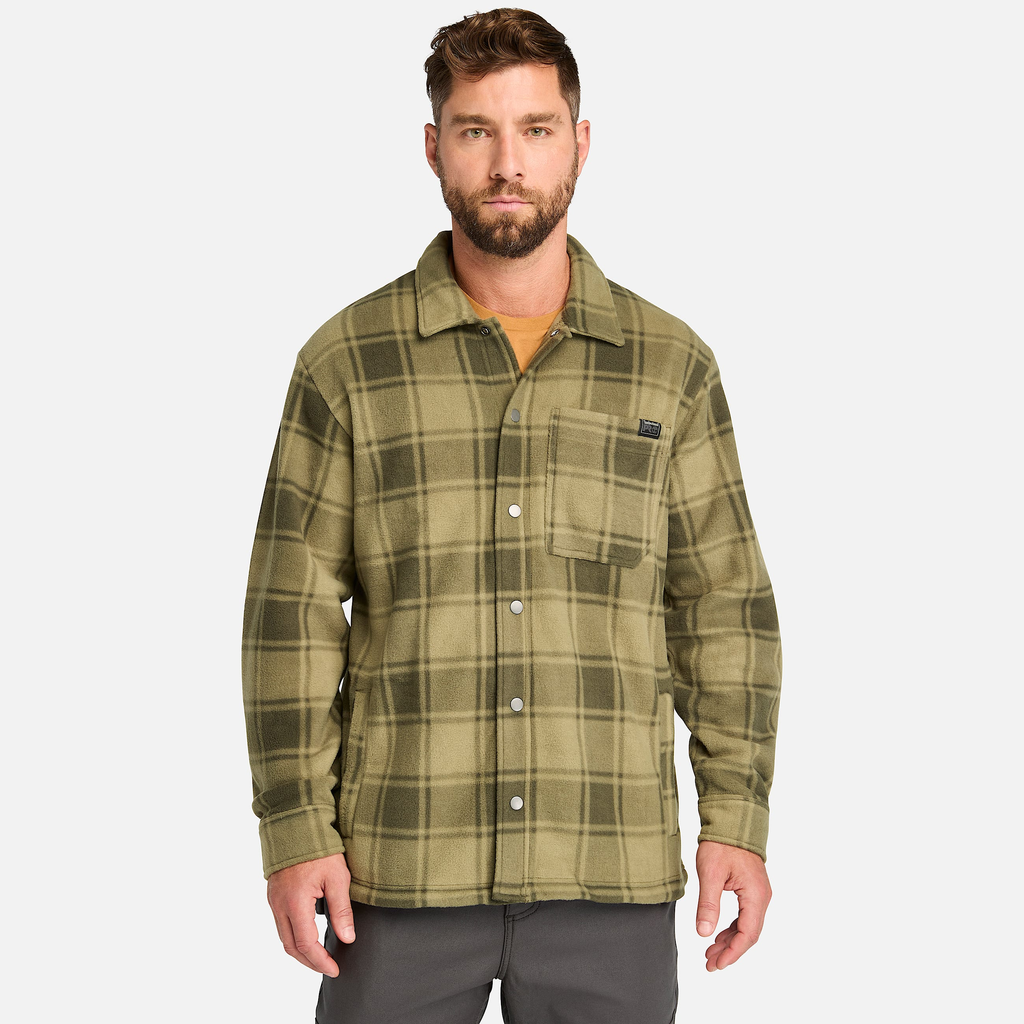 Mens Timberland PRO? Gritman Check Heavyweight Fleece Shirt