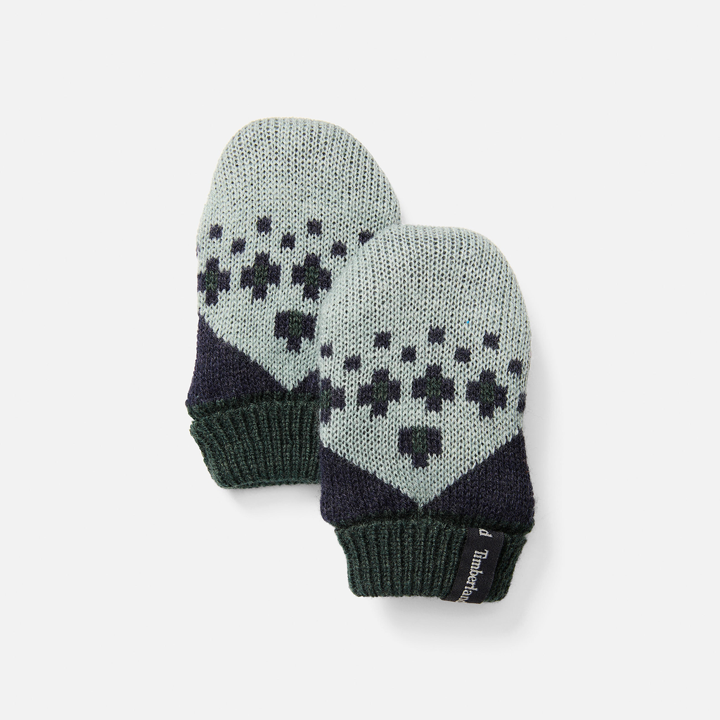 Kids Fairisle Hat & Mitten Set - Image 2