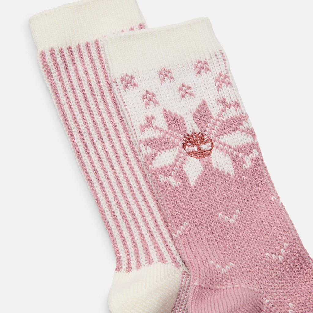 Womens Timberland? 2-Pack Snowflake Crew Sock - Image 2