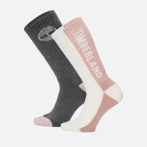 Women¡¯s Timberland? 2-Pack Color-Block Crew Sock