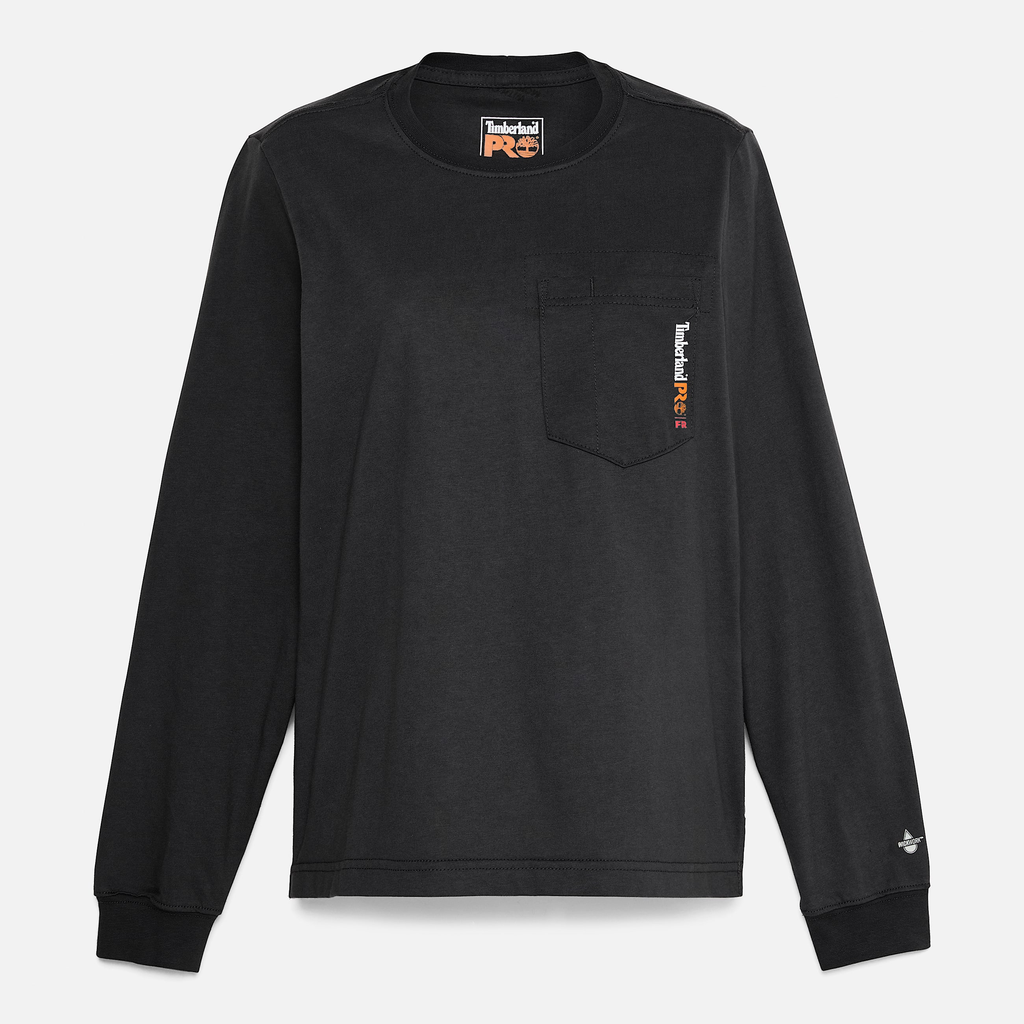 Womens Timberland PRO? Cotton Core Flame-Resistant Long-Sleeve T-Shirt - Image 6