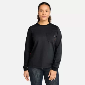 Womens Timberland PRO? Cotton Core Flame-Resistant Long-Sleeve T-Shirt