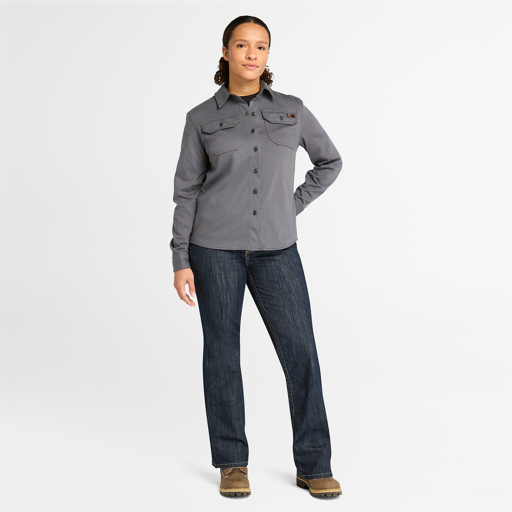 Womens Timberland PRO? Cotton Core Flame-Resistant Shirt - Image 2