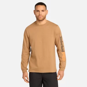 Mens Timberland PRO? Core Logo Long-Sleeve T-Shirt