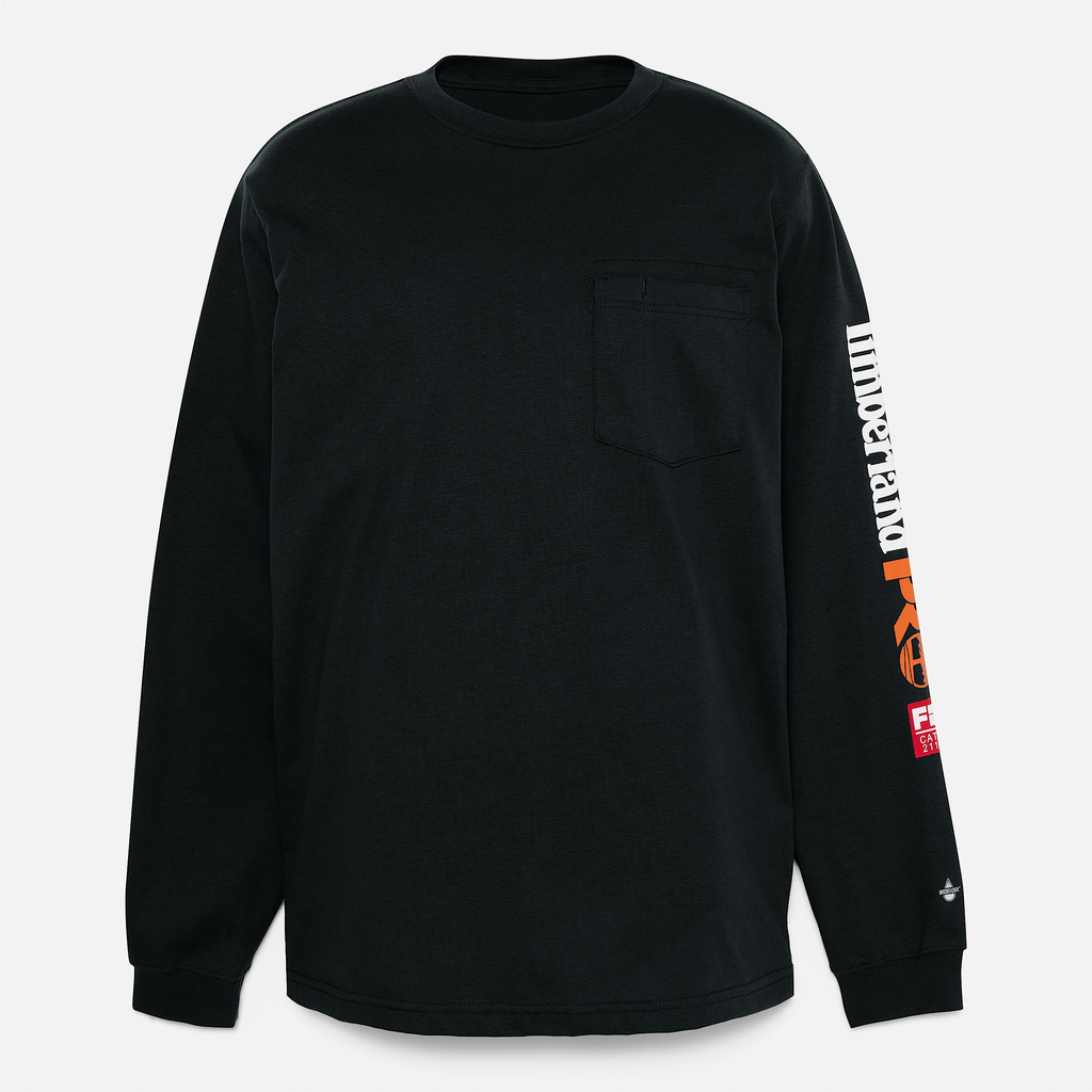 Mens Timberland PRO? Cotton Core Flame-Resistant Long-Sleeve T-Shirt - Image 5