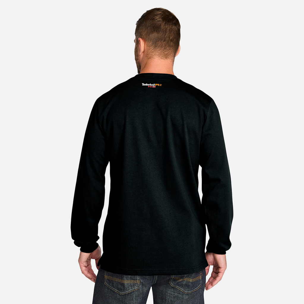 Mens Timberland PRO? Cotton Core Flame-Resistant Long-Sleeve T-Shirt - Image 4