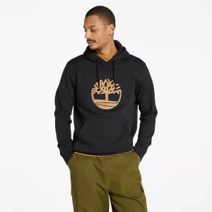 Mens Kennebec River Tree Logo Hoodie