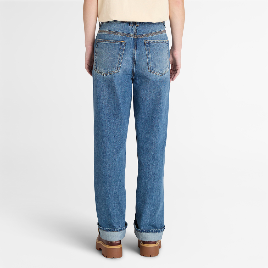 Womens Denim Straight Pant - Image 3