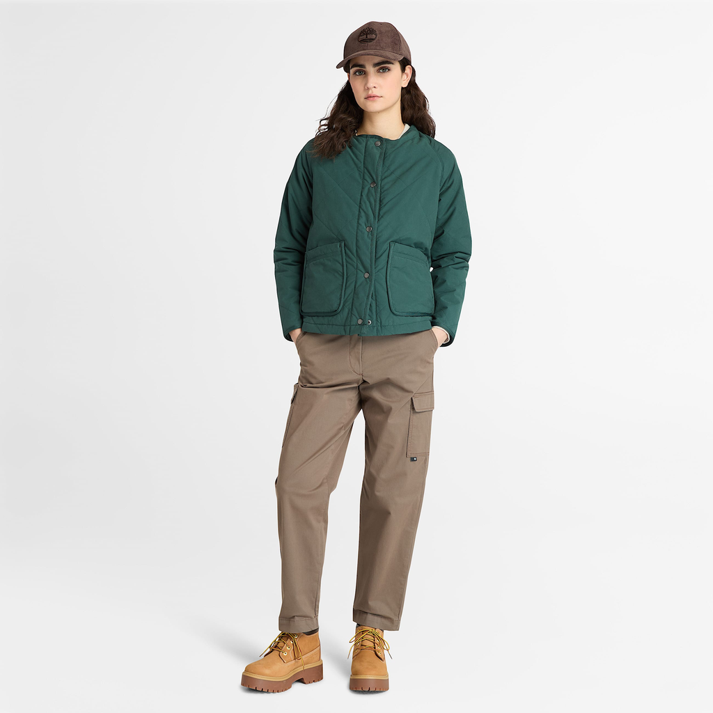 Womens Durable Water-Repellent Quilted Jacket