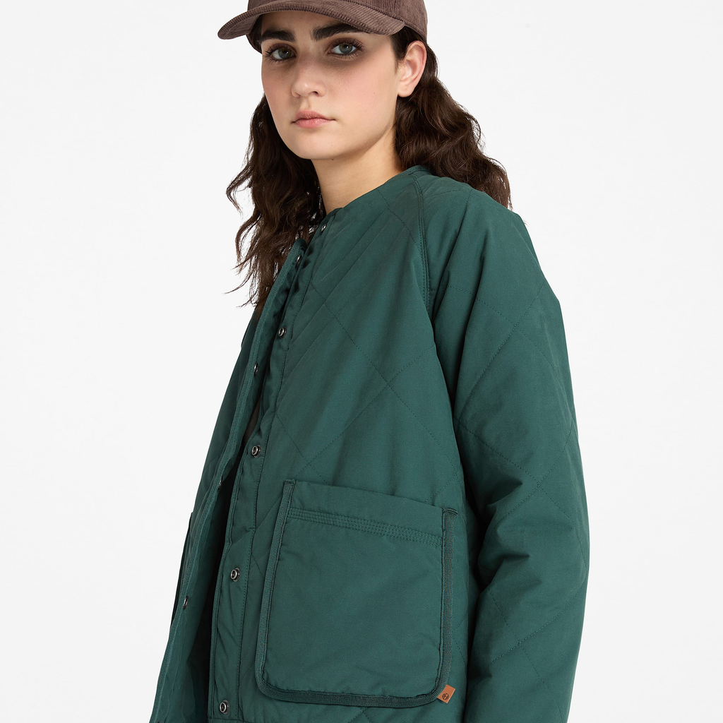 Womens Durable Water-Repellent Quilted Jacket - Image 2