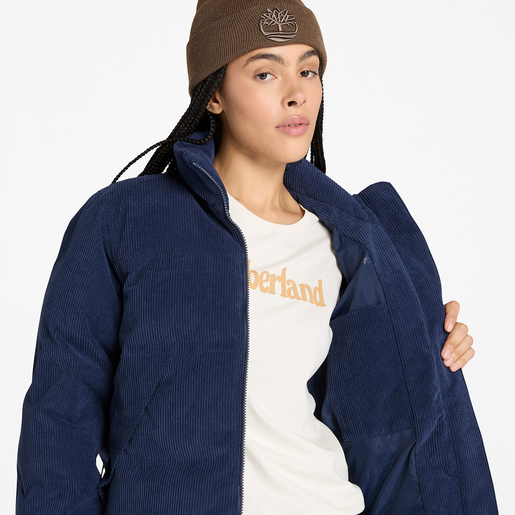 Womens Welch Mountain Waterproof Corduroy Puffer Jacket - Image 2