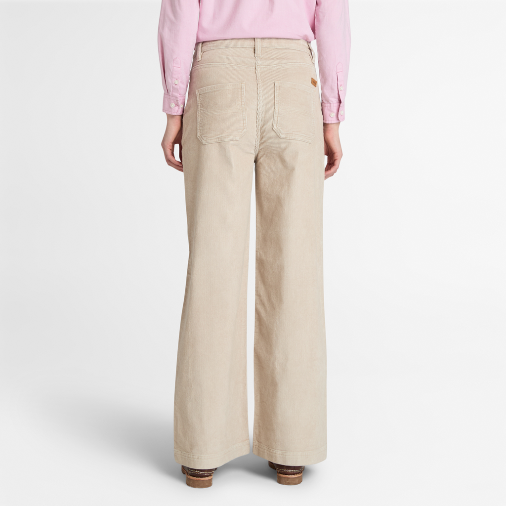 Womens Washed Corduroy Wide-Leg Pant - Image 4