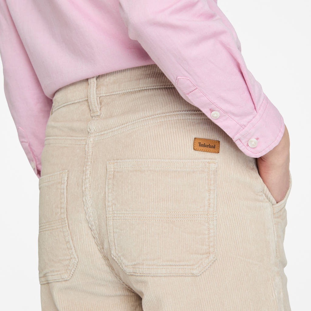 Womens Washed Corduroy Wide-Leg Pant - Image 3