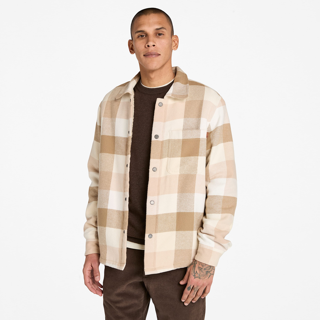 Mens High-Pile Lined Overshirt