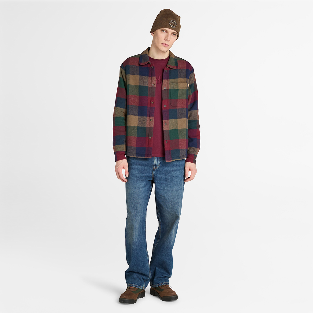Mens High-Pile Lined Overshirt - Image 2