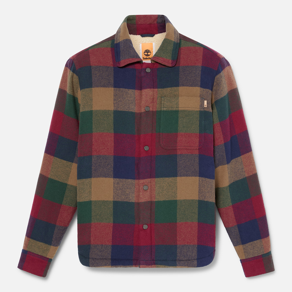 Mens High-Pile Lined Overshirt - Image 4