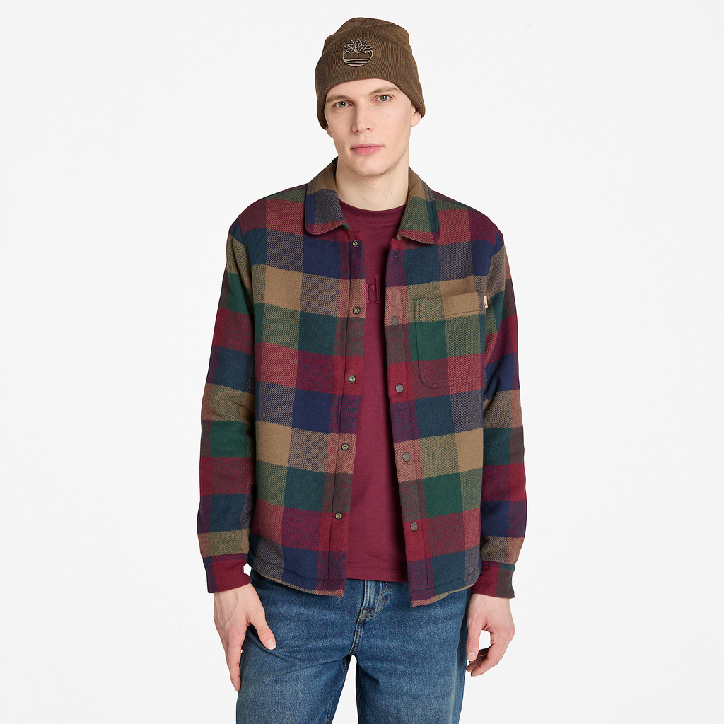 Mens High-Pile Lined Overshirt