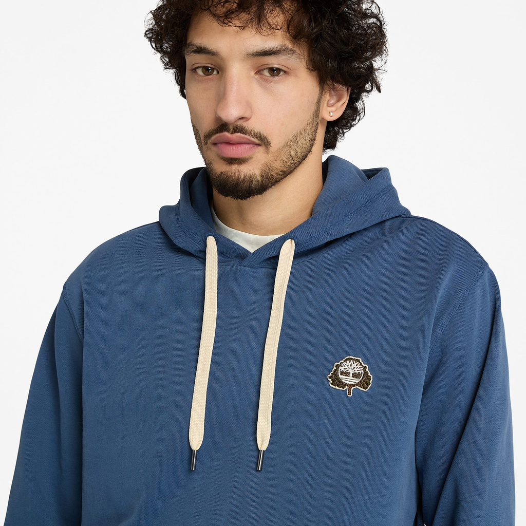 Mens Tree Logo Patch Hoodie - Image 3