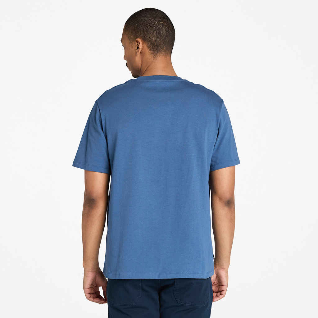 Mens Front Seasonal Stack Logo Graphic T-Shirt - Image 4