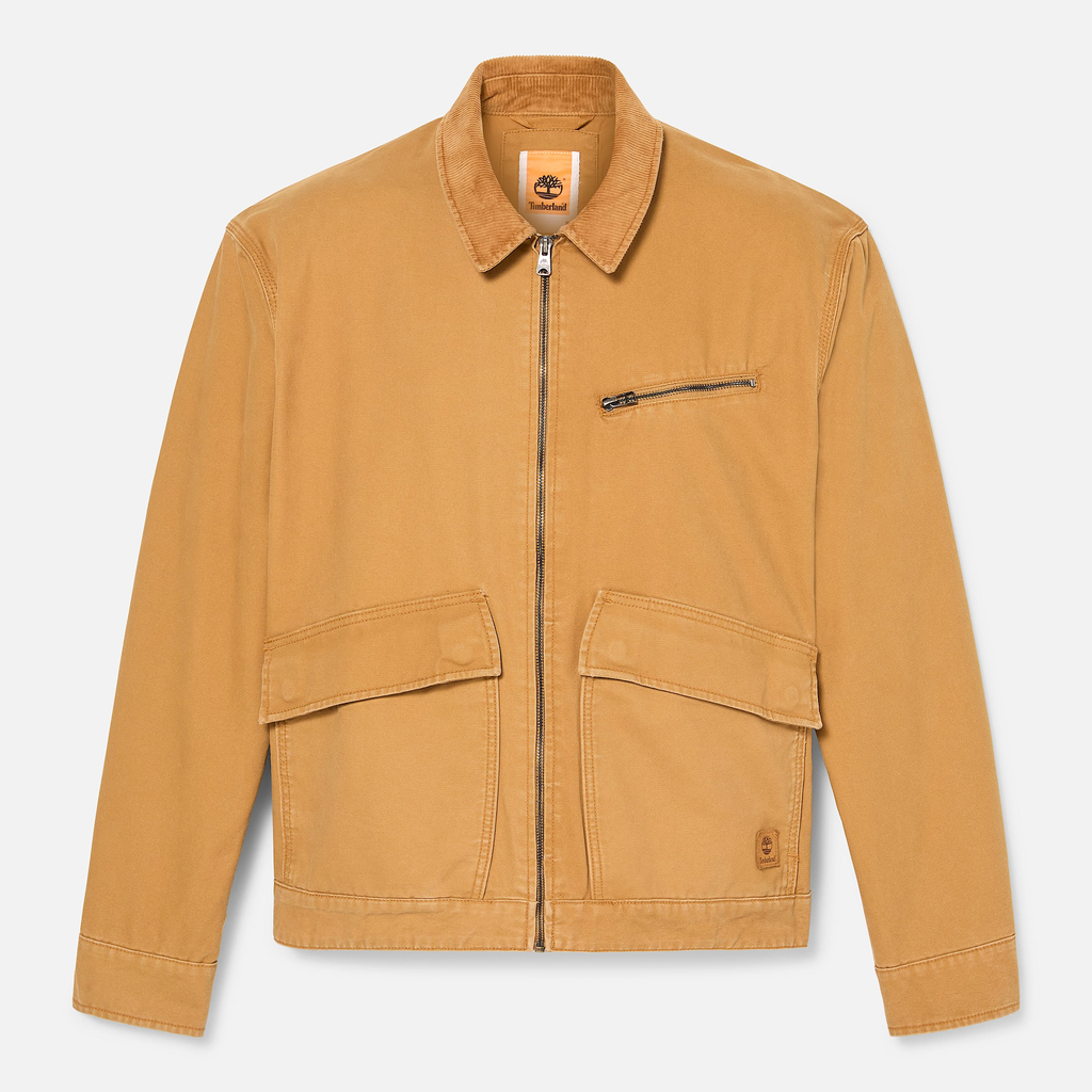 Mens Strafford Washed Canvas Jacket - Image 4