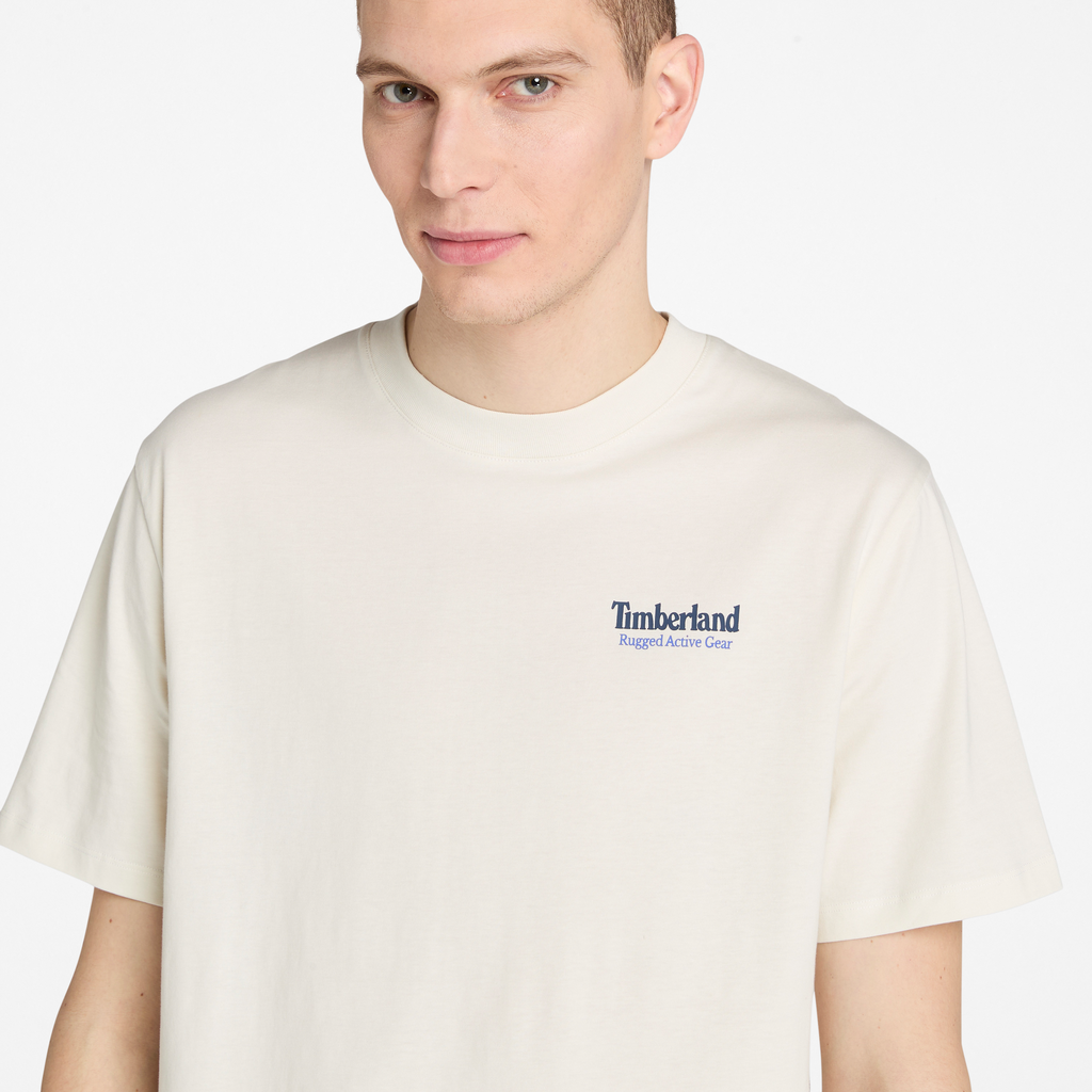 Mens Rugged Active Gear Back Graphic T-Shirt - Image 3