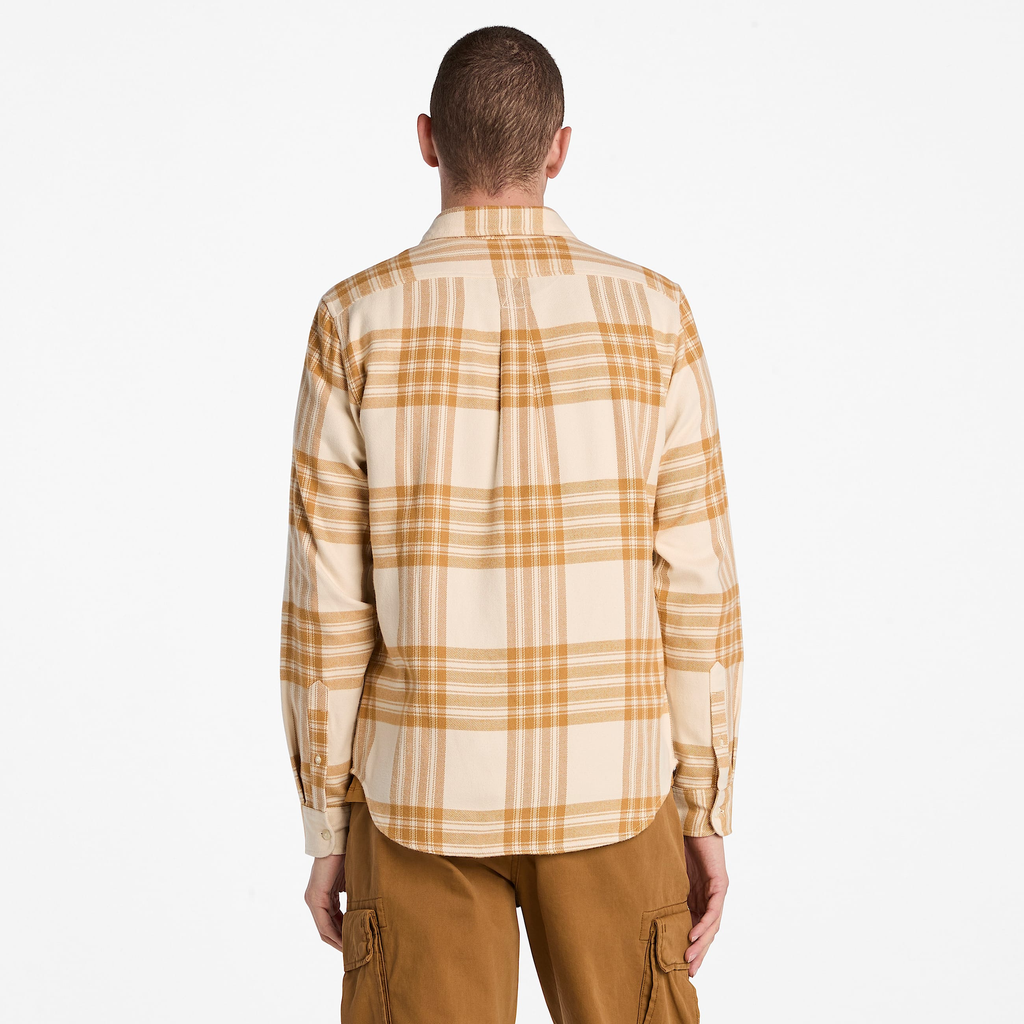Mens Midweight Flannel Check Shirt - Image 4