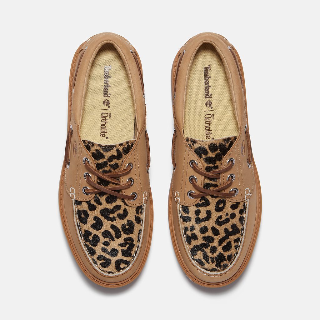 Womens Stone Street Platform Boat Shoe