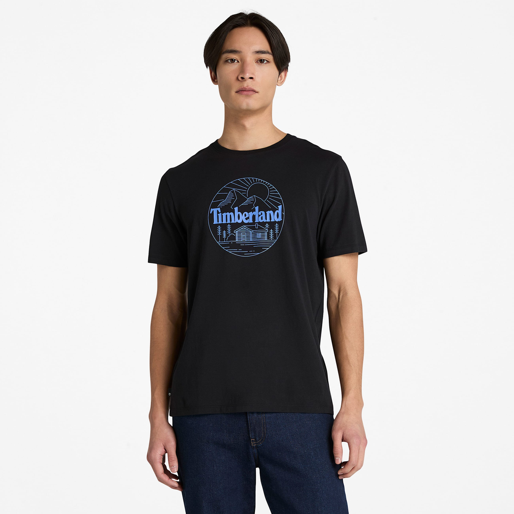 Mens Mountain Graphic Short-Sleeve T-Shirt