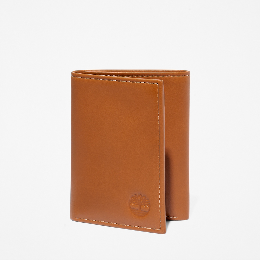 Mens Smooth Leather Trifold Wallet